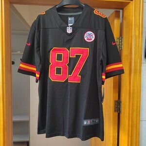 Travis Kelce #87 Kansas City Chiefs Black Jersey